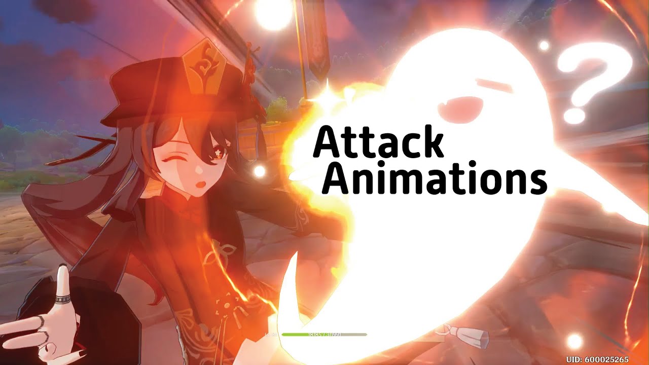 Genshin Impact: All Polearm Users Attack Animations