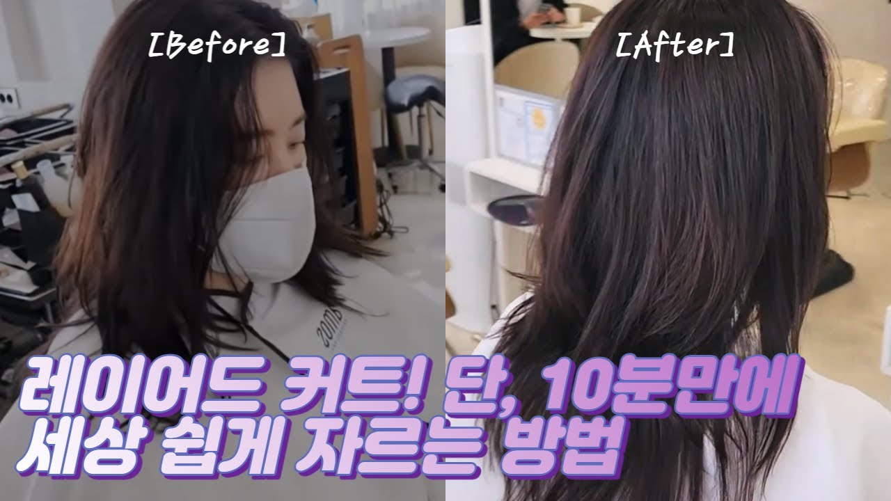 20년 경력 헤어디자이너가 알려주는 여자 레이어드 컷 제일 쉽게 자르는 방법