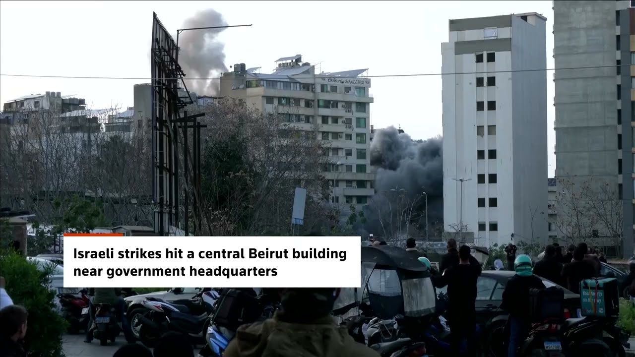 Israeli airstrikes target central Beirut after military warning