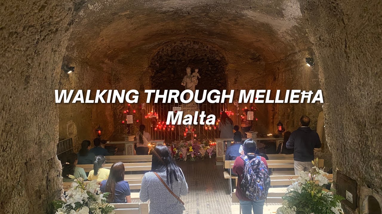 (ASMR) Walking through Mellieħa, Malta 🇲🇹 - 4K HDR - Part 1/ Caminando por Mellieħa, Malta Parte 1.
