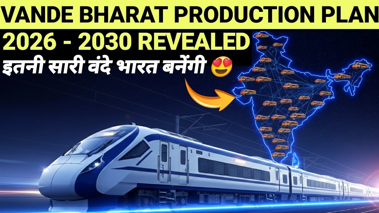 VANDE BHARAT EXPRESS PRODUCTION PROGRAMME 2026 - 2030 EXPLAINED 