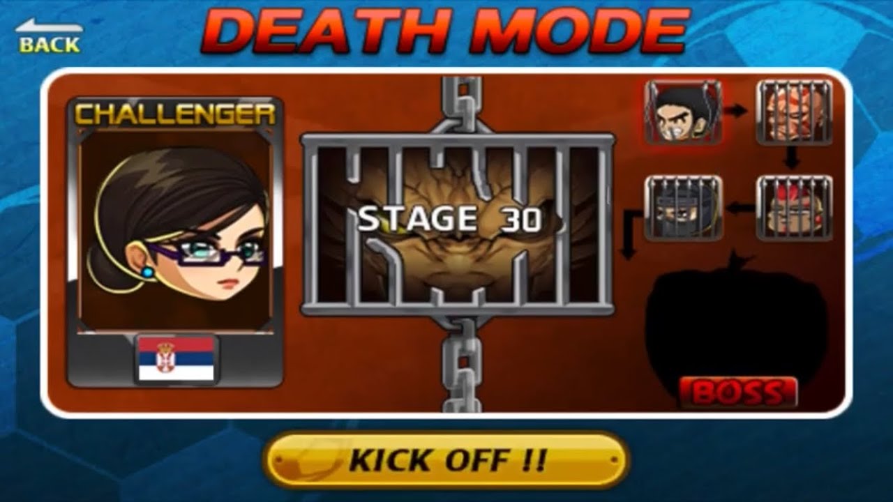 Head Soccer: Death Mode: (Stage 30) With Serbia (11/30)