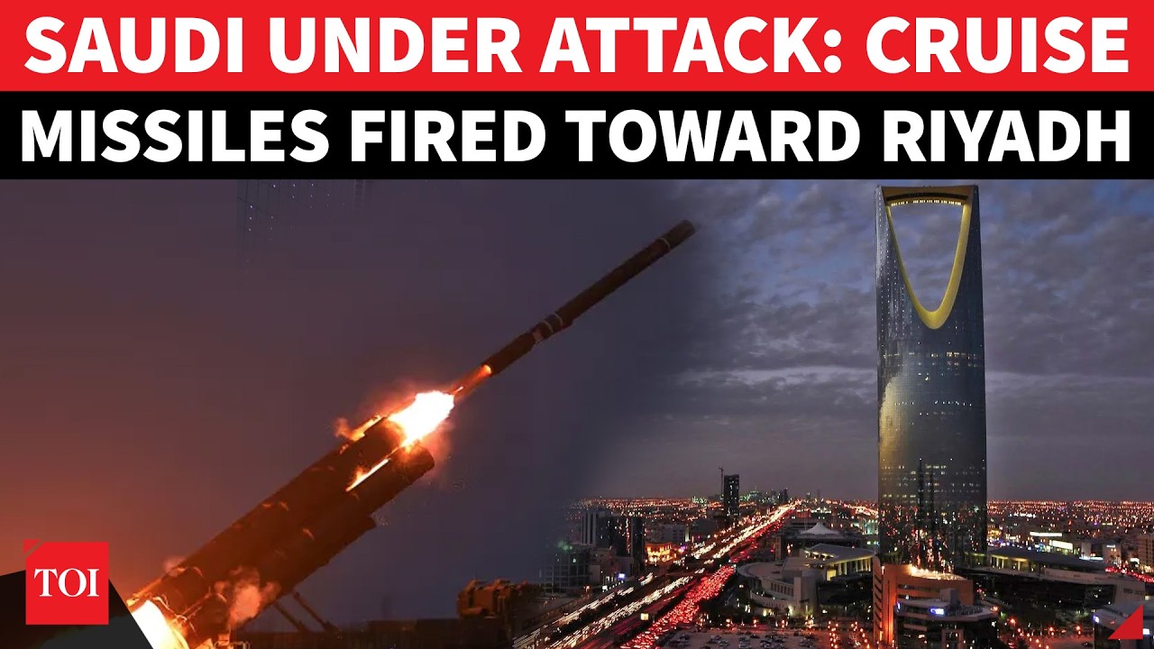 BIG ESCALATION! Saudi Under Cruise Missile Attack; Riyadh Hits Back, Shoots Down Enemy Projectiles