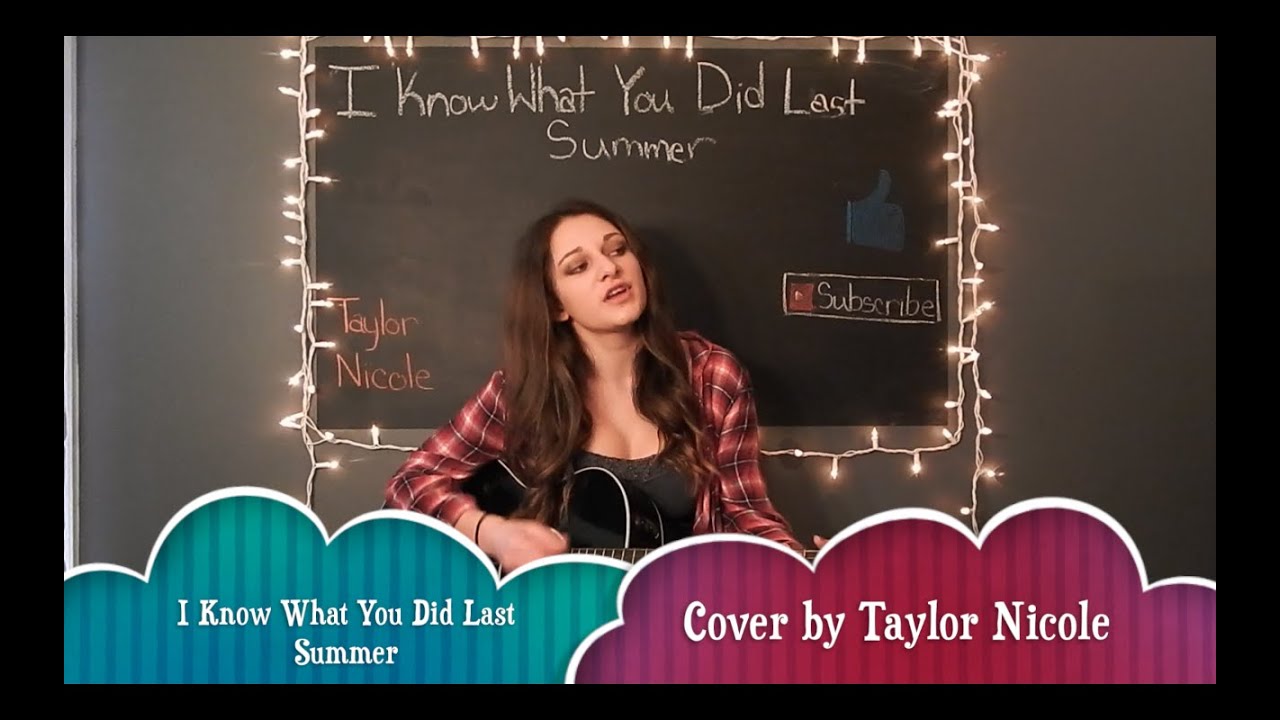 I Know What You Did Last Summer -Shawn Mendes Cover