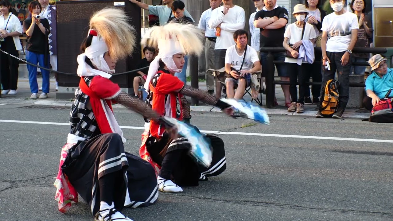 北上翔南高校鬼剣舞（北上みちのく芸能まつり３日お祭り広場）