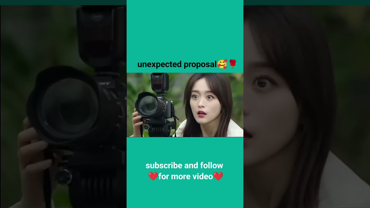 unexpected proposal 🥰🌹 #kdrama #cdrama #love #100k #shots #reels