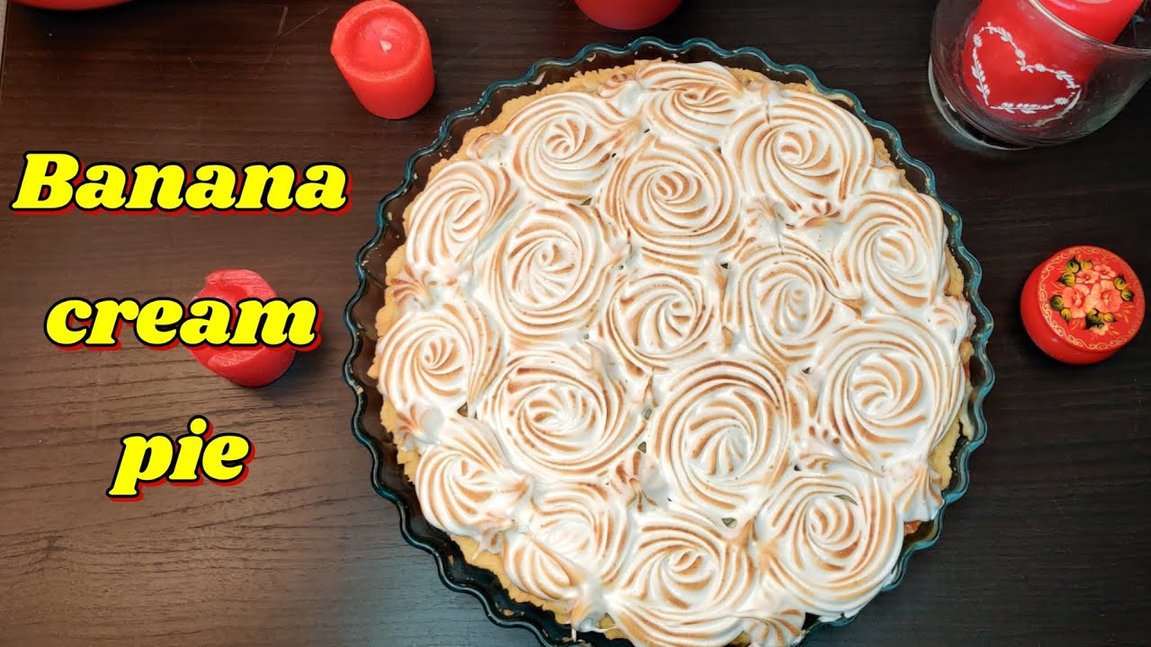🍌 Banana cream pie la tarte à la banane à l'Américaine 🍌