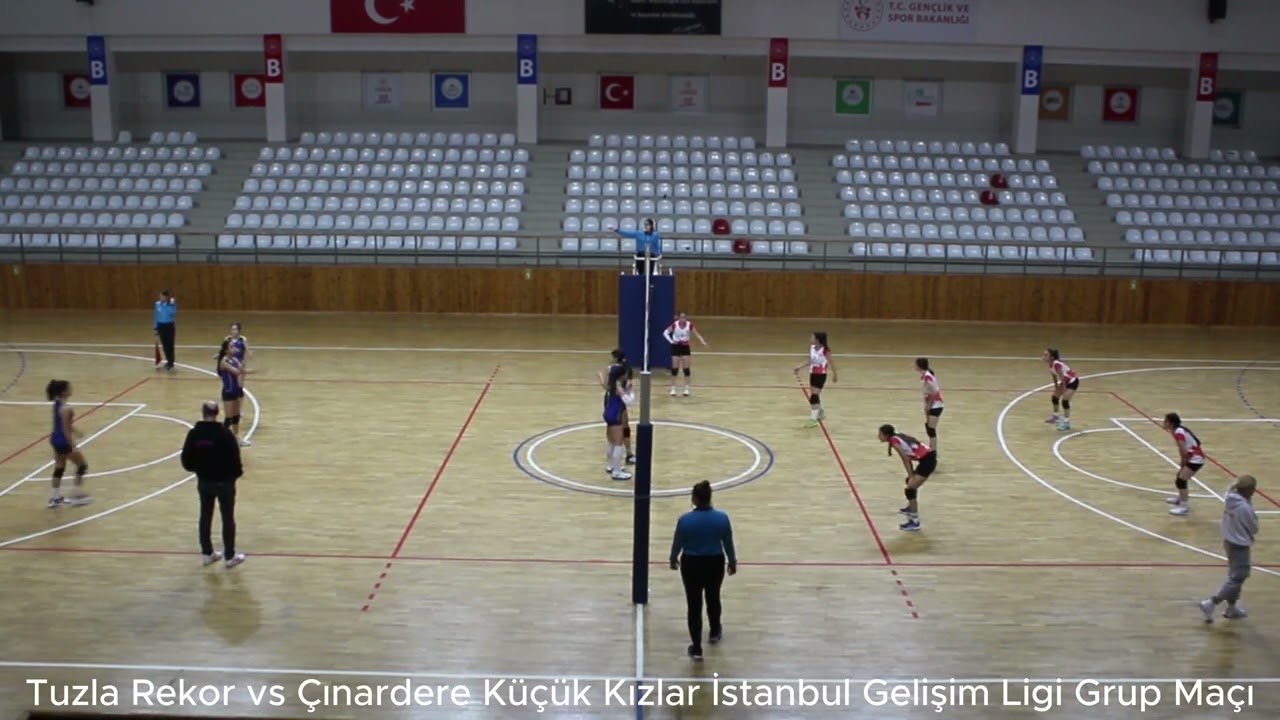 Tuzla Rekor vs Çınardere Küçük Kızlar Gelişim Ligi 27.01.2025 #volleyball #voleybol #sport #sports