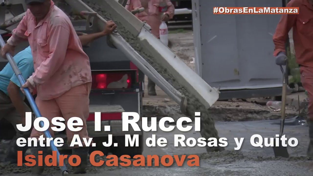 #OBRAS | Asfalto y hormig&oacute;n en Isidro Casanova