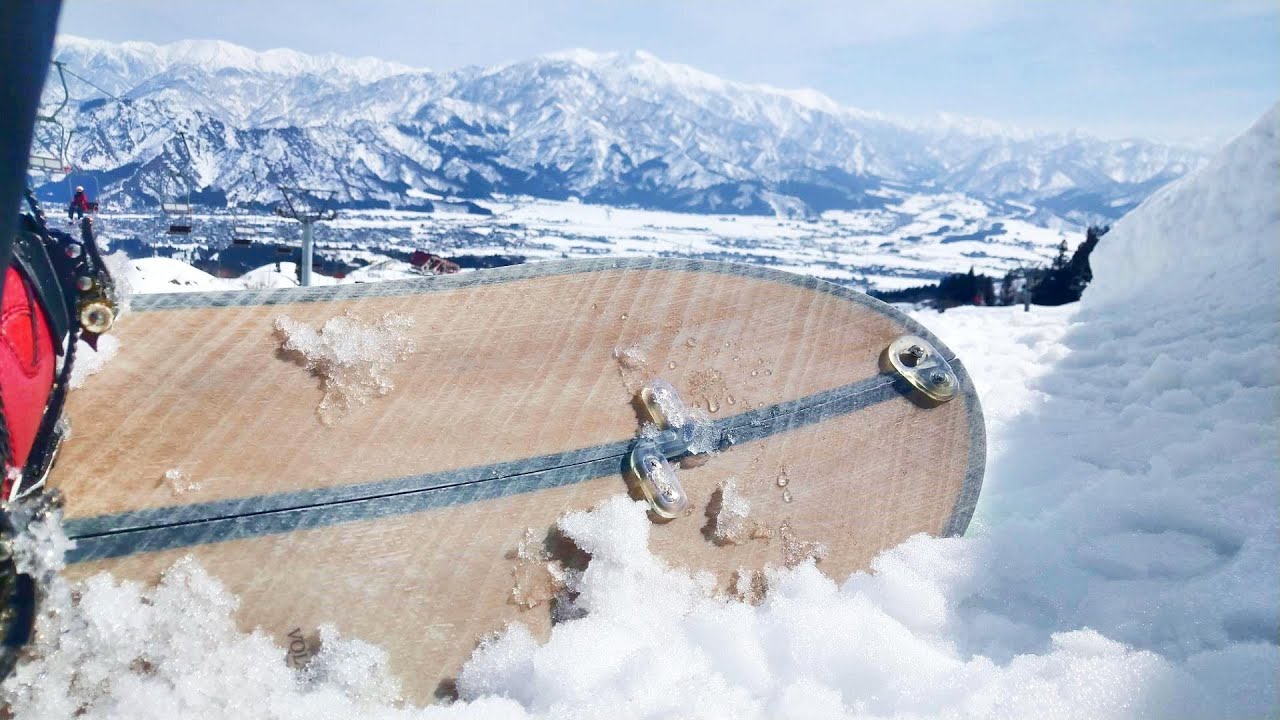 スノーボード作ってみた【How to make a snowboard】【自作】【DIY】