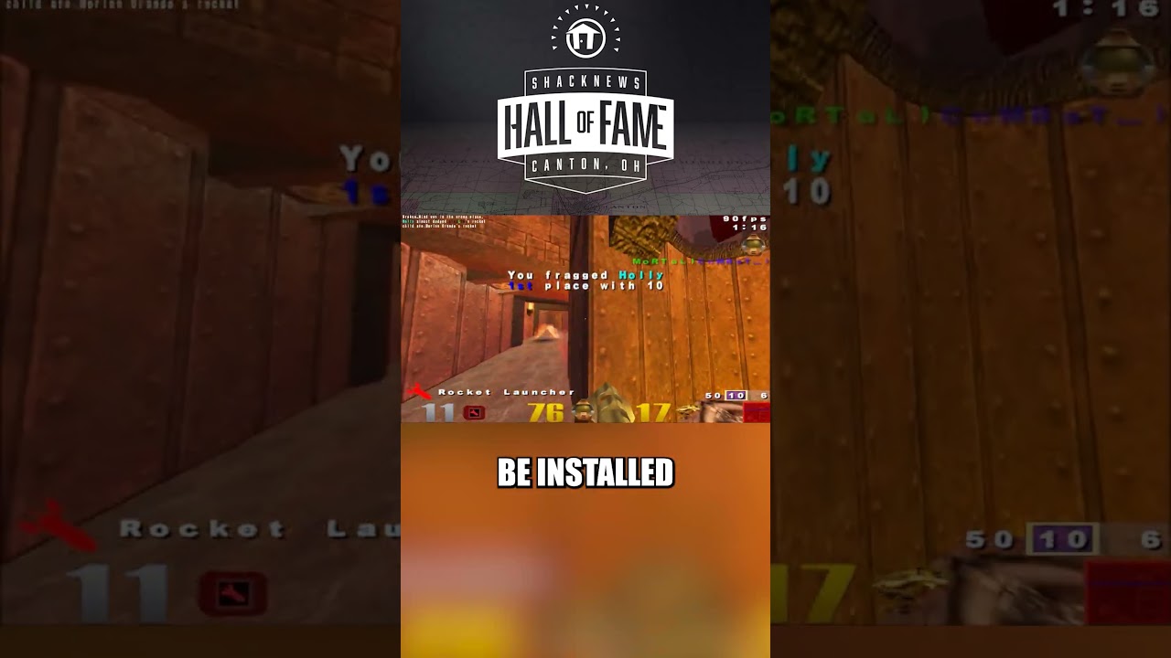 Quake 3 Arena - Shacknews Hall of Fame 2024 #gaming #history #retrogaming