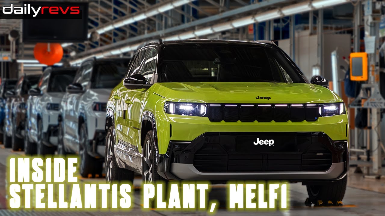 На заводе Stellantis в Мельфи началось производство электромобиля Jeep Compass!