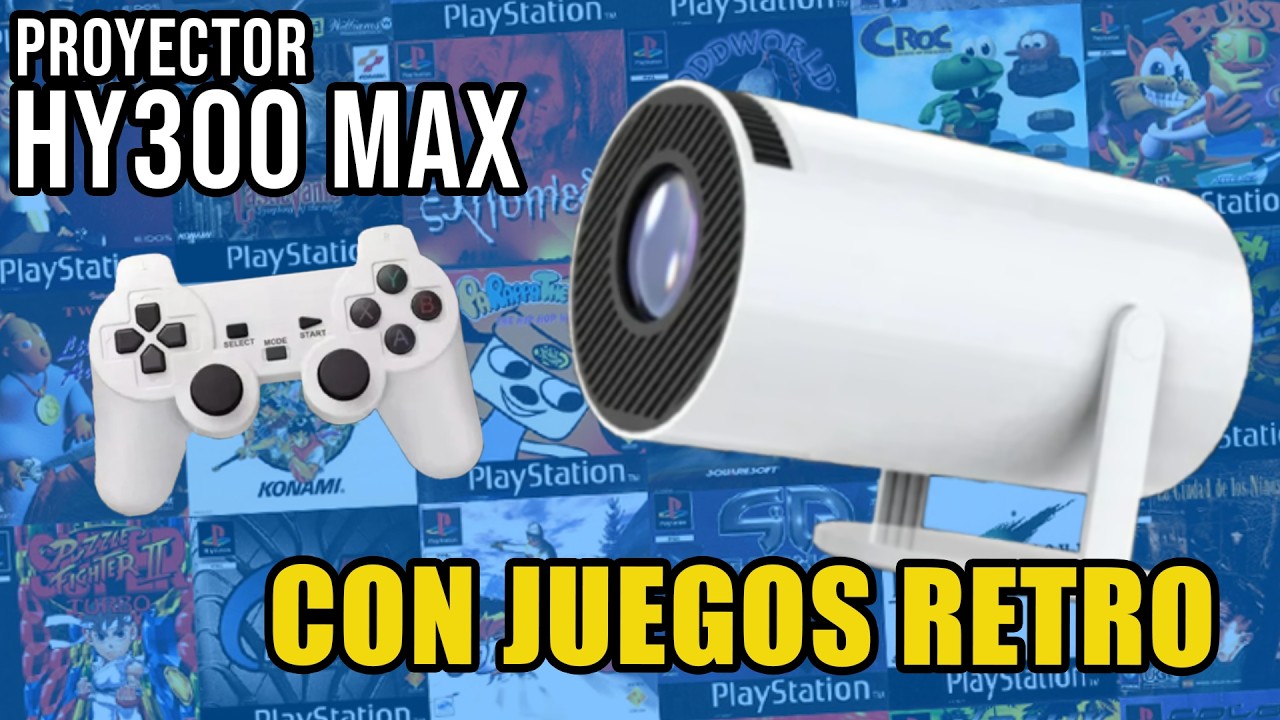 HY300 Max review ¿El mejor Proyector Bueno, Barato y con JUEGOS!?