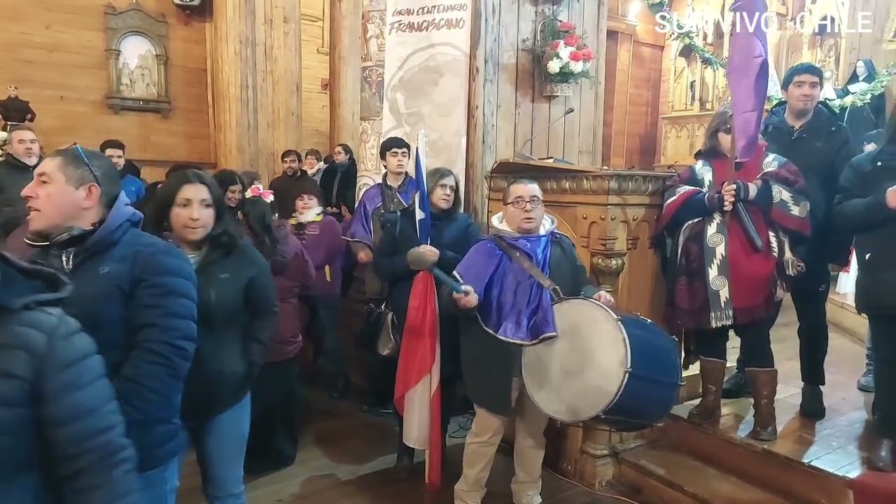 El Nazareno en peregrinación  en Castro - CHILOE 2023