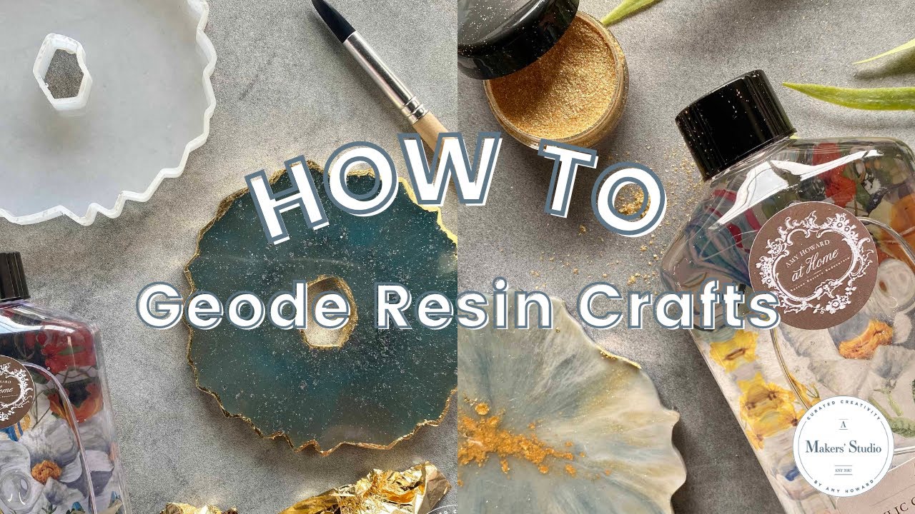 Making Geodes with Acrylic Glacier Resin | A Makers' Studio