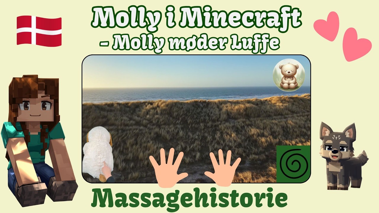 Rolige historier for børn 🌿Molly i Minecraft - Møder Luffe