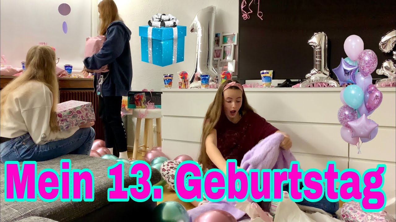Mein 13. Geburtstag 🥳 Geschenke auspacken 💝 Johanna Sophie