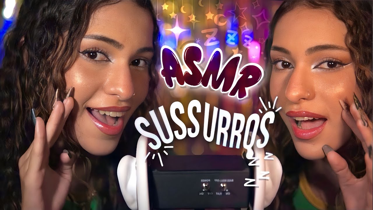 ASMR - Sussurros no 3Dio de Orelha a Orelha 💤 Bate-papo Calmo para Relaxar e Dormir 😴 