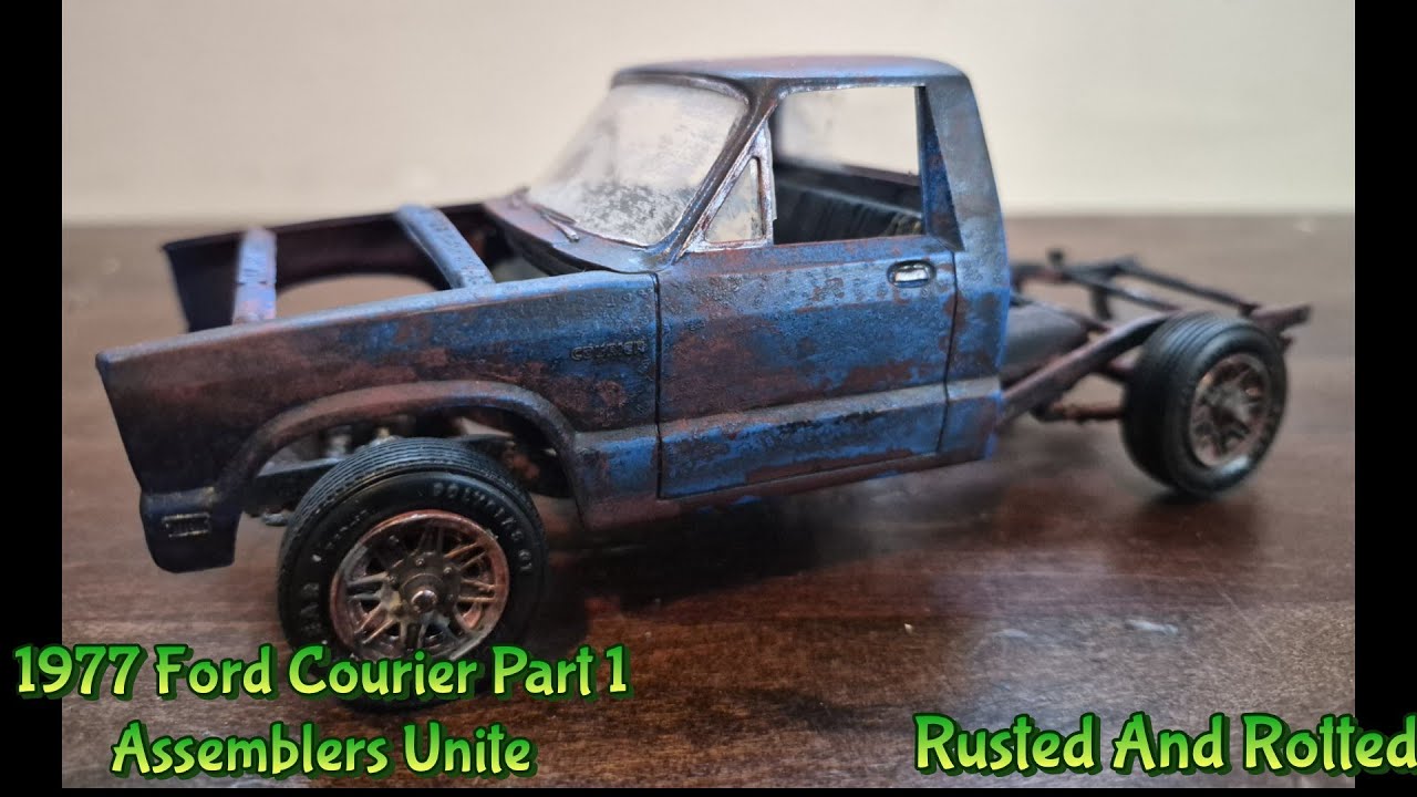Забытый в сарае раритет | Восстановление Ford Courier 1977 года из ржавчины.