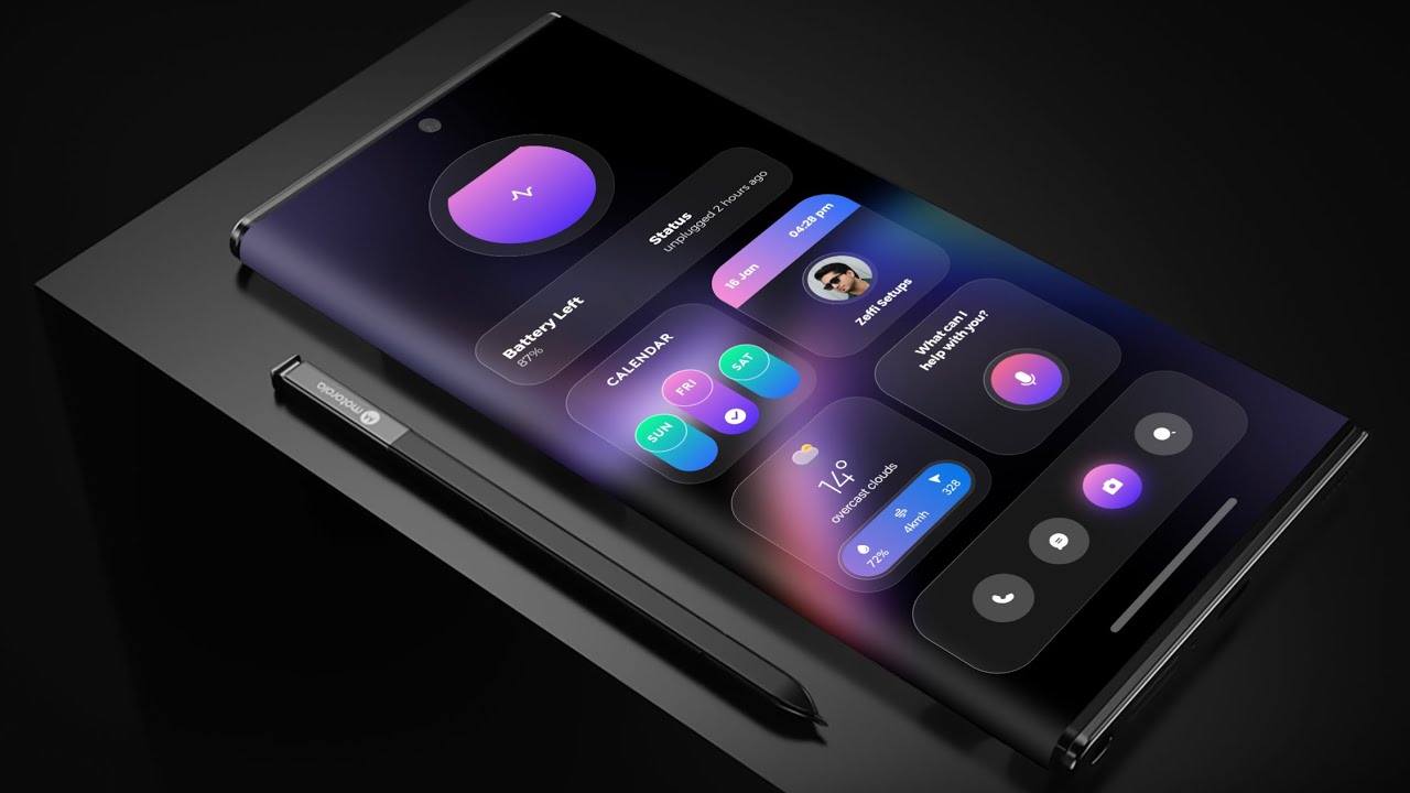 Glass UI Gradient Android Homescreen | iOS-Style Clean Nova Setup + Giveaway