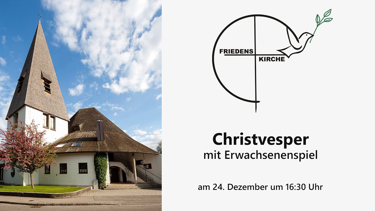 Christvesper mit Erwachsenenspiel und Kontra-Brass | Friedenskirche Dachau