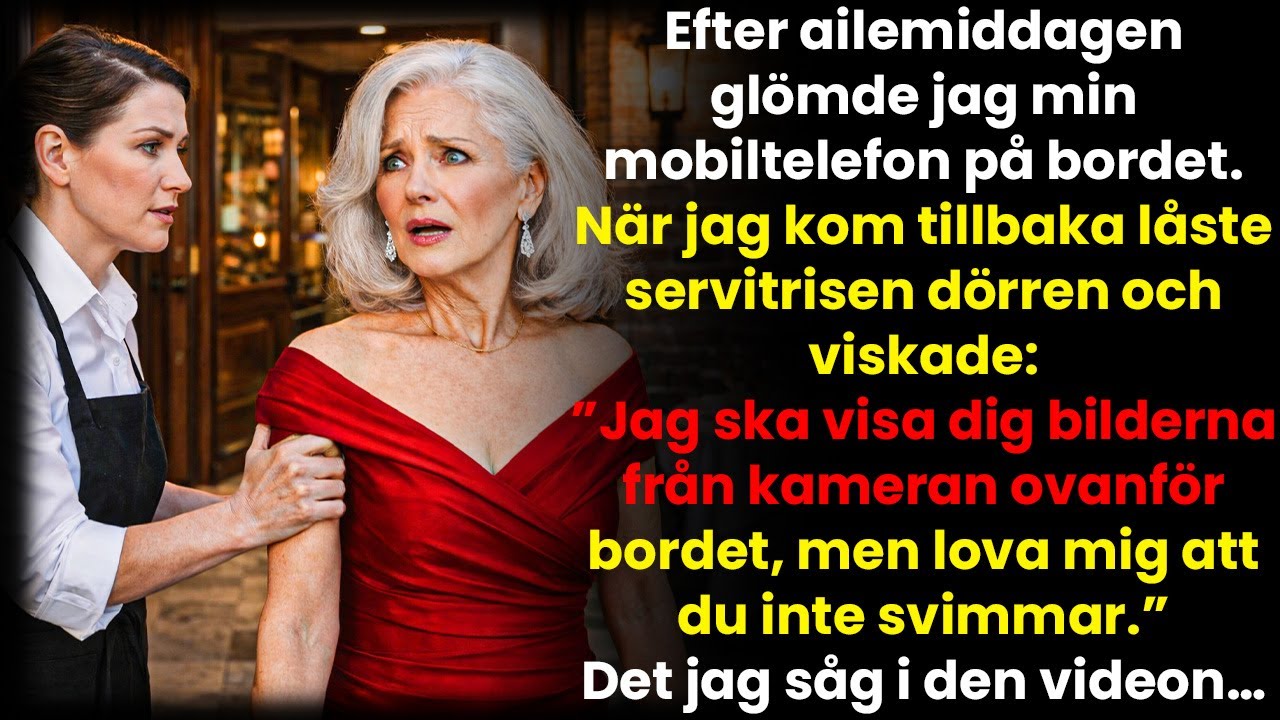 När jag skulle gå låste servitrisen dörren ”Lovar du att inte svimma”. Sedan…