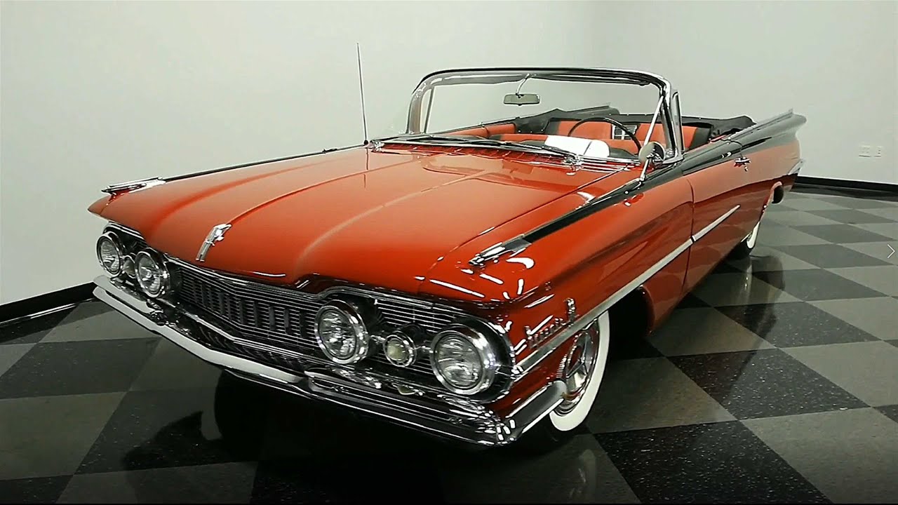 1959 Oldsmobile Dynamic 88  -  Orange Colors  4K Video