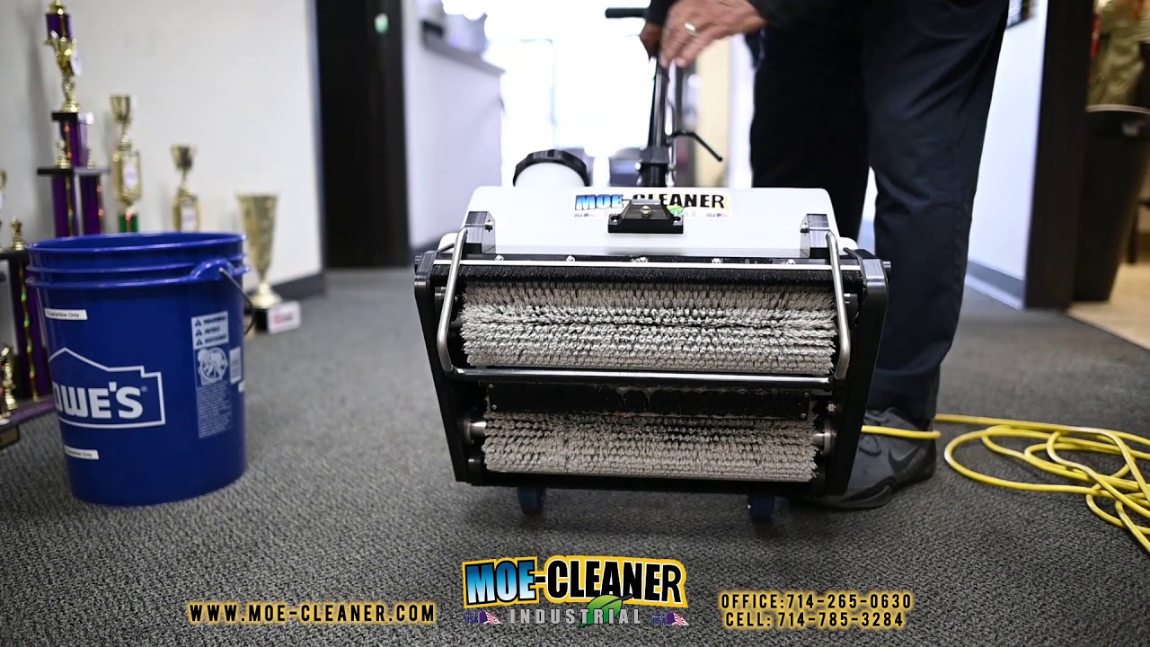 Carpet Cleaning Machine Commercial Carpet Cleaning Low-Moisture  Save Water Dries fast