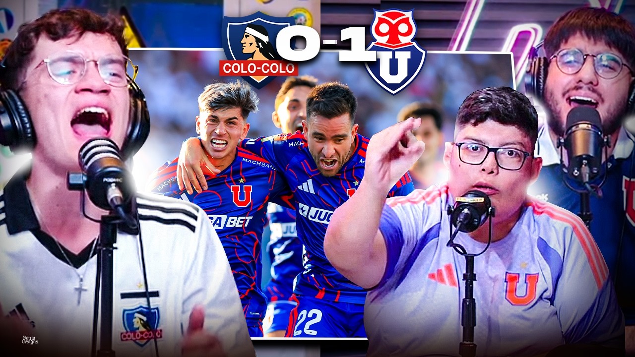 &iexcl;VERG&Uuml;ENZA! 🤬 COLO COLO vs U. DE CHILE | REACCIONES DE HINCHA ALBO y de HINCHAS de la 