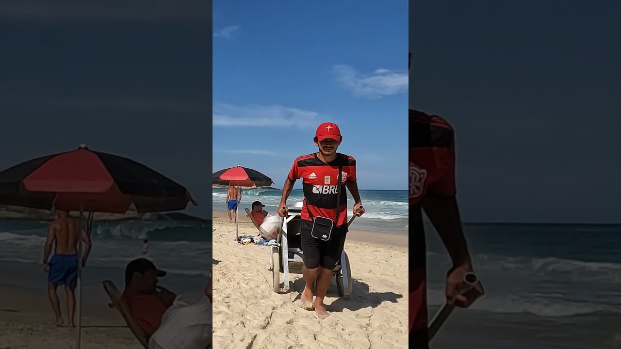 🇧🇷 Ipanema beach - Rio de Janeiro - beach walk 4K 🌴