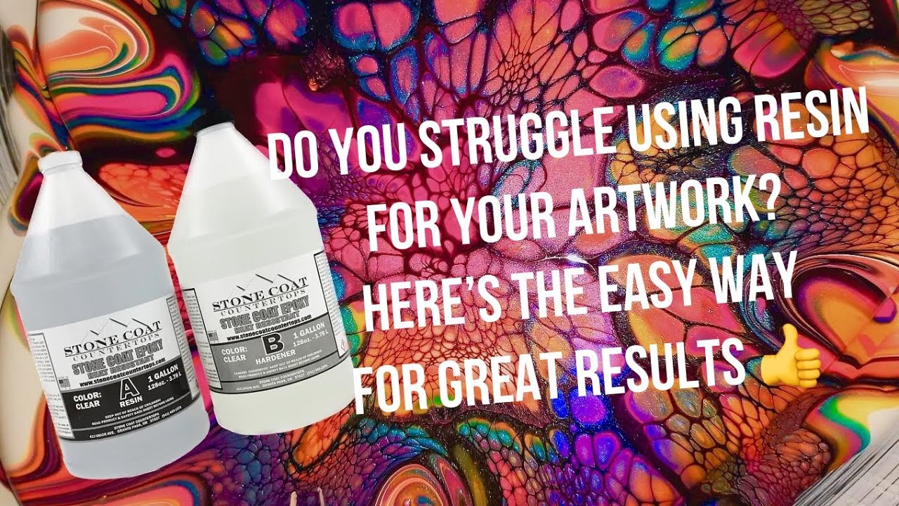 #209 The easy way to coat your artwork & coasters with resin
