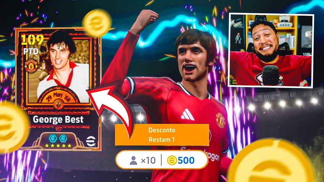 CONSEGUI ESSE NOVO BIG TIME COM 1 GIRO DE 500 MOEDAS ASSIM !!! - EFOOTBALL 2026