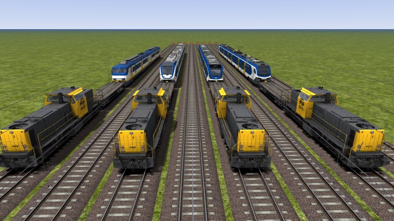 Welke NS SPRINTER is het LICHTST? - Treinenrace! (Train Simulator 2020)