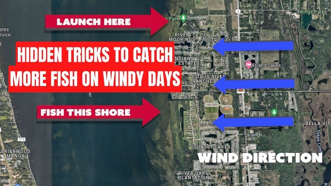 Hidden Tricks & Tips To Catch More Fish In Strong Winds