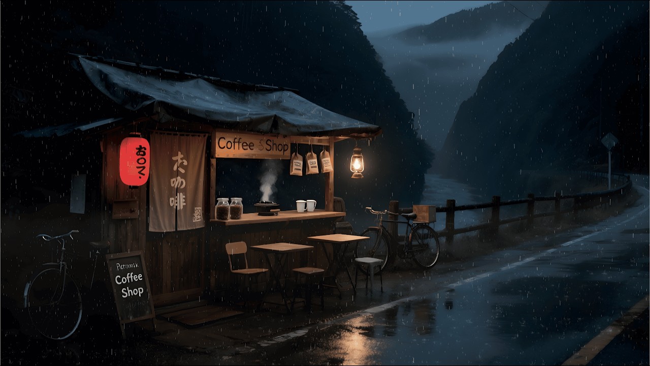 Quiet Late Nights 🌧️ Focus Lofi Rain Music for Study & Work