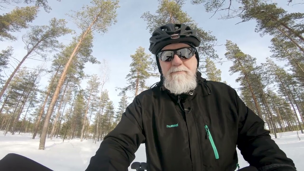Maastopyöräilyä Limingan meriladulla ja talvipyöräilyreitillä