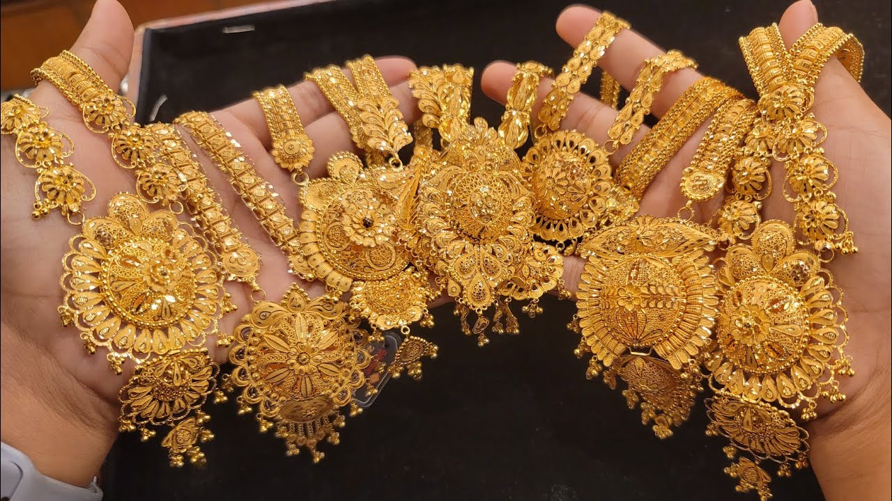 সোনার লং বেল্ট সিতাহাড় গহনা কিনুন |Gold bangles collection