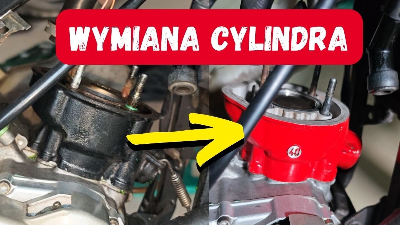 Wymiana cylindra i tłoka w Yamaha TZR 50