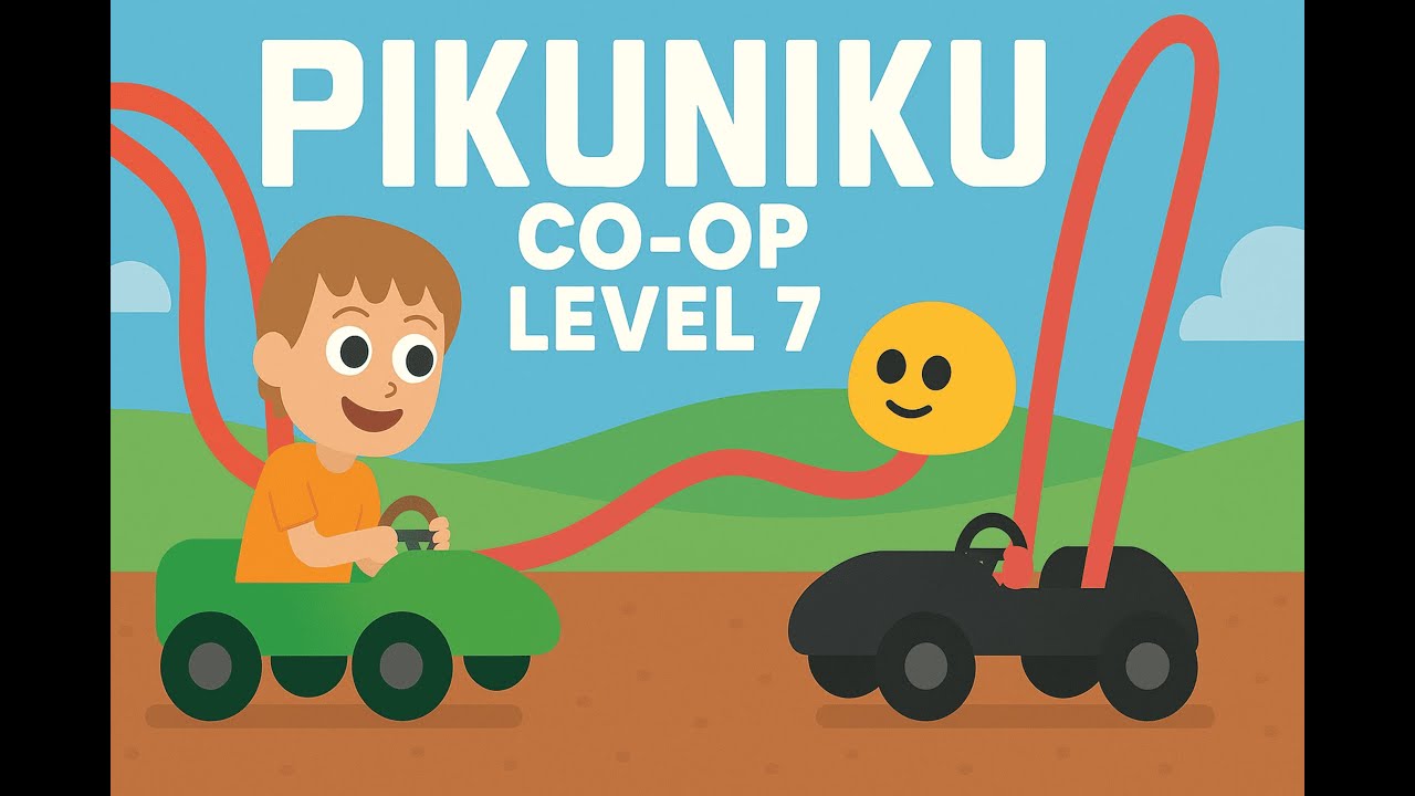 🏎️ Pikuniku Co-Op Level 7 | Racing Buggies & Glitchy Legs!