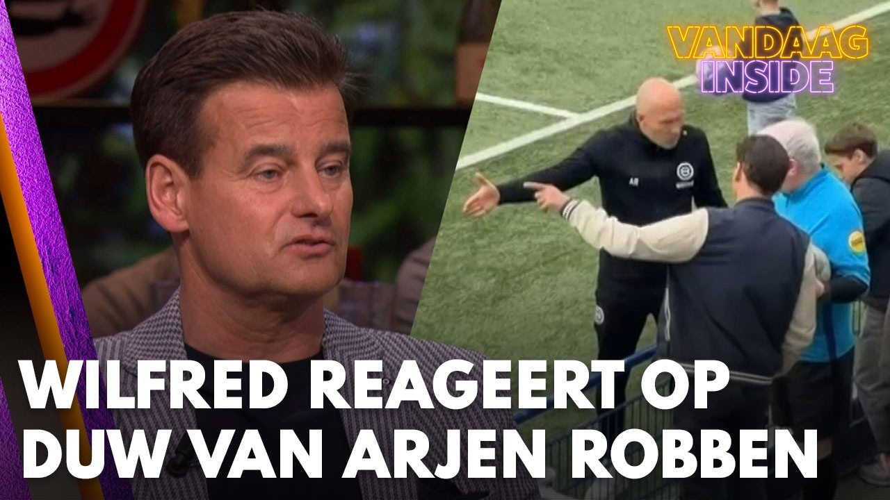 Wilfred Genee blikt bij Vandaag Inside terug op 'aanvaring' met Arjen Robben bij jeugdduel