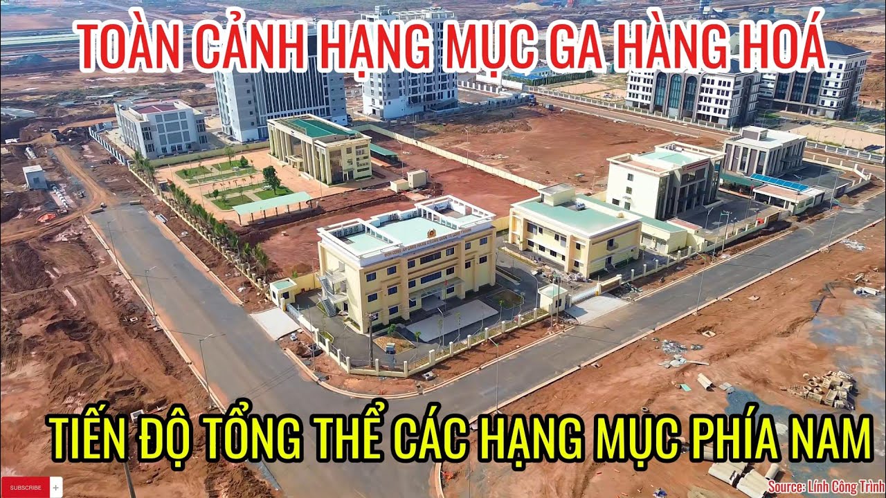 TIẾN ĐỘ MỚI NHẤT GA HÀNG HÓA-TOÀN CẢNH TIẾN ĐỘ CÁ HẠNG MỤC PHÍA NAM SÂN BAY LONG THÀNH