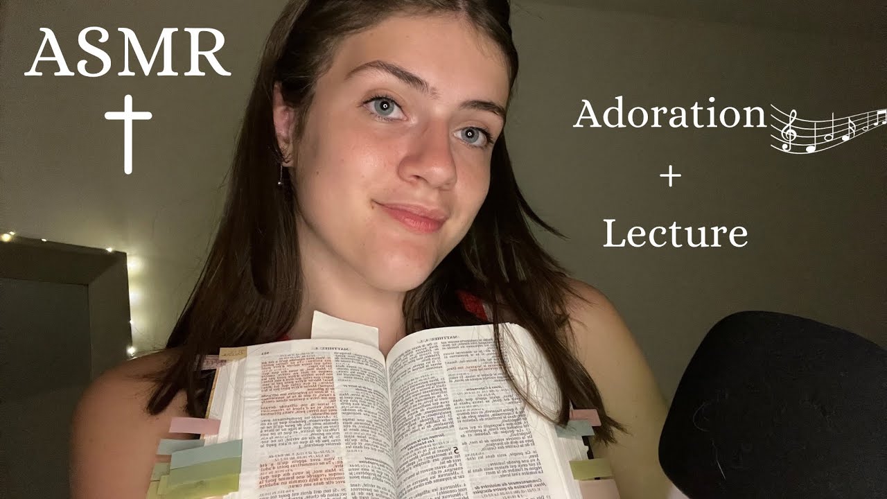 ASMR/ Lecture de la bible avec musique d’adoration 🕊️📜🎧