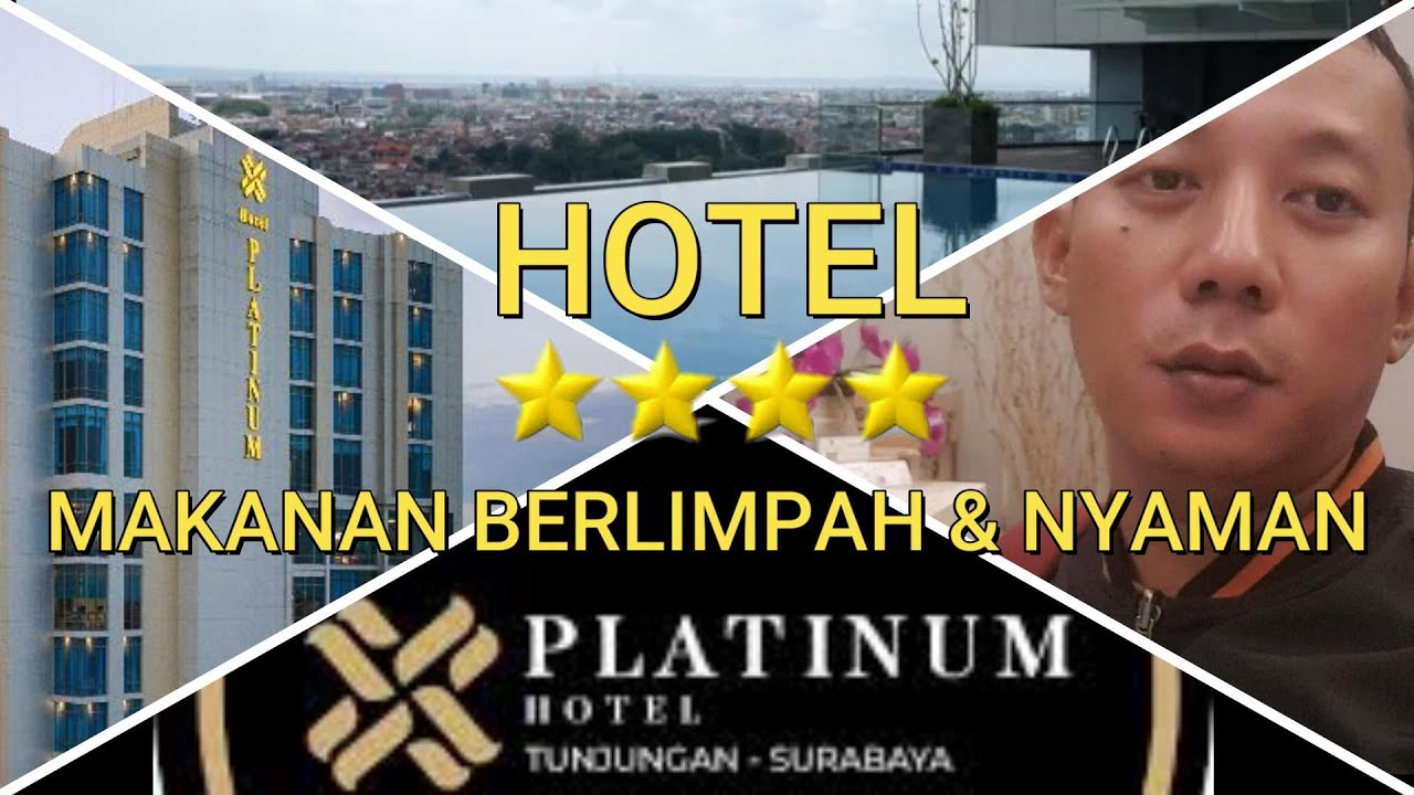 MAKANAN BERLIMPAH & Kolam Renang di Atas Kota Surabaya | Hotel Platinum Tunjungan Surabaya | Review