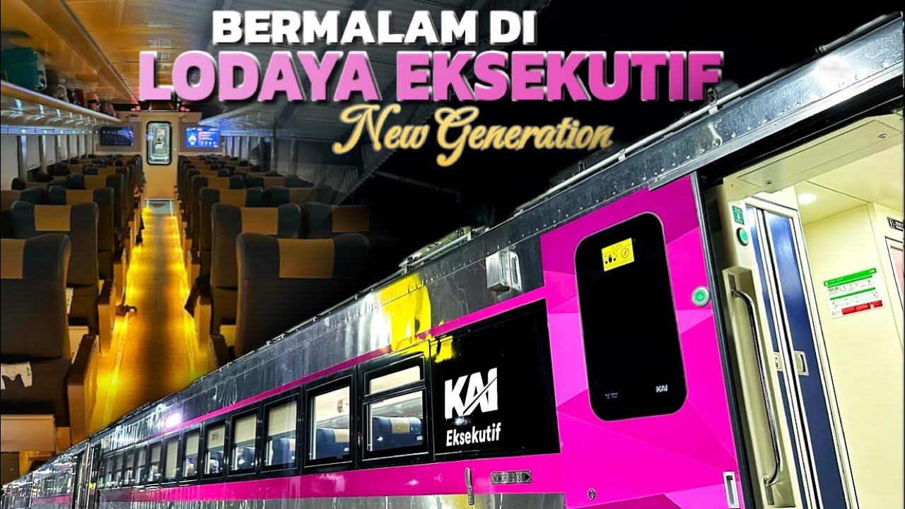 KERETA LODAYA SEMAKIN “MENYALA” 🤩 Full Trip Ka Lodaya Eksekutif New Generation Solo-Bandung