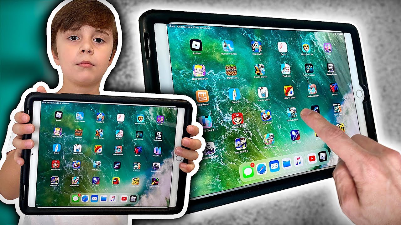 TOUR PELO TABLET DO MARCOS 2020 TODOS OS JOGOS DE IPAD - Família Brancoala