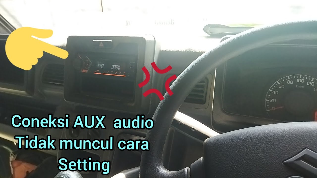 Suzuki NEW CARRY AUDIO AUX TIDAK CONEK. CARA SETTING AUX TAPE NEW CARRY