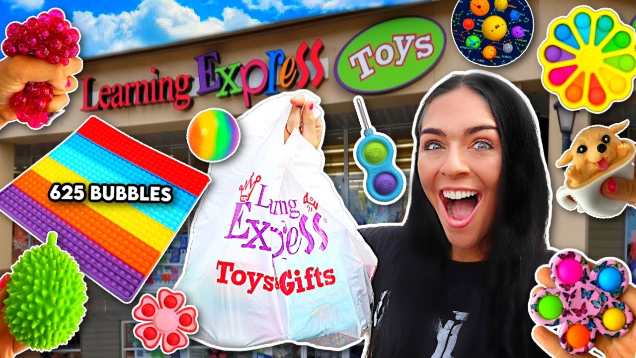 Fidget Toy Shopping at Learning Express!🤑💰*Extreme NO BUDGET Challenge*