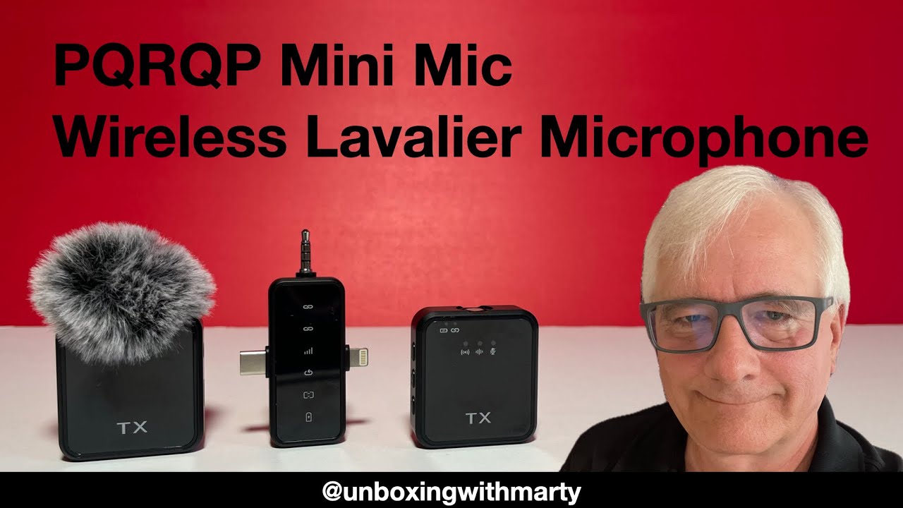 PQRQP 3-in-1 Wireless Lavalier Microphone: Unboxing and Review