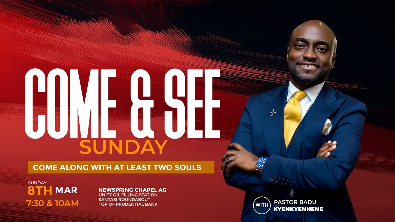 COME AND SEE SUNDAY SERVICE WITH PS BADU KYENKYENHENE || 2ND SERVICE || 08-03-26