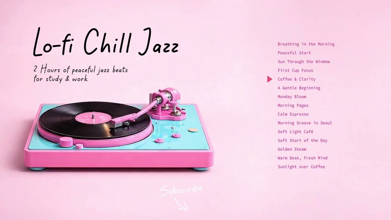 Lo-Fi Jazz – 2 Hours of Deep Focus Study & Work Music